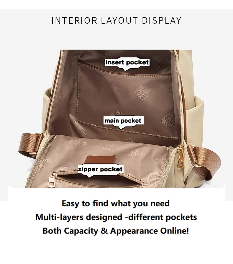 ZOOLER Woman's Large Capacity Backpack