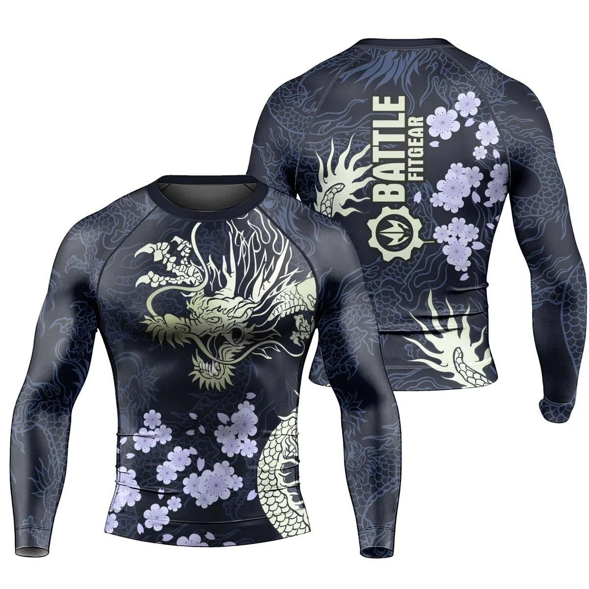 Aztec Heritage Rash Guard for Men - Long-Sleeved UPF 50+ Quick-Drying Compression Shirt for Fitness and Workouts