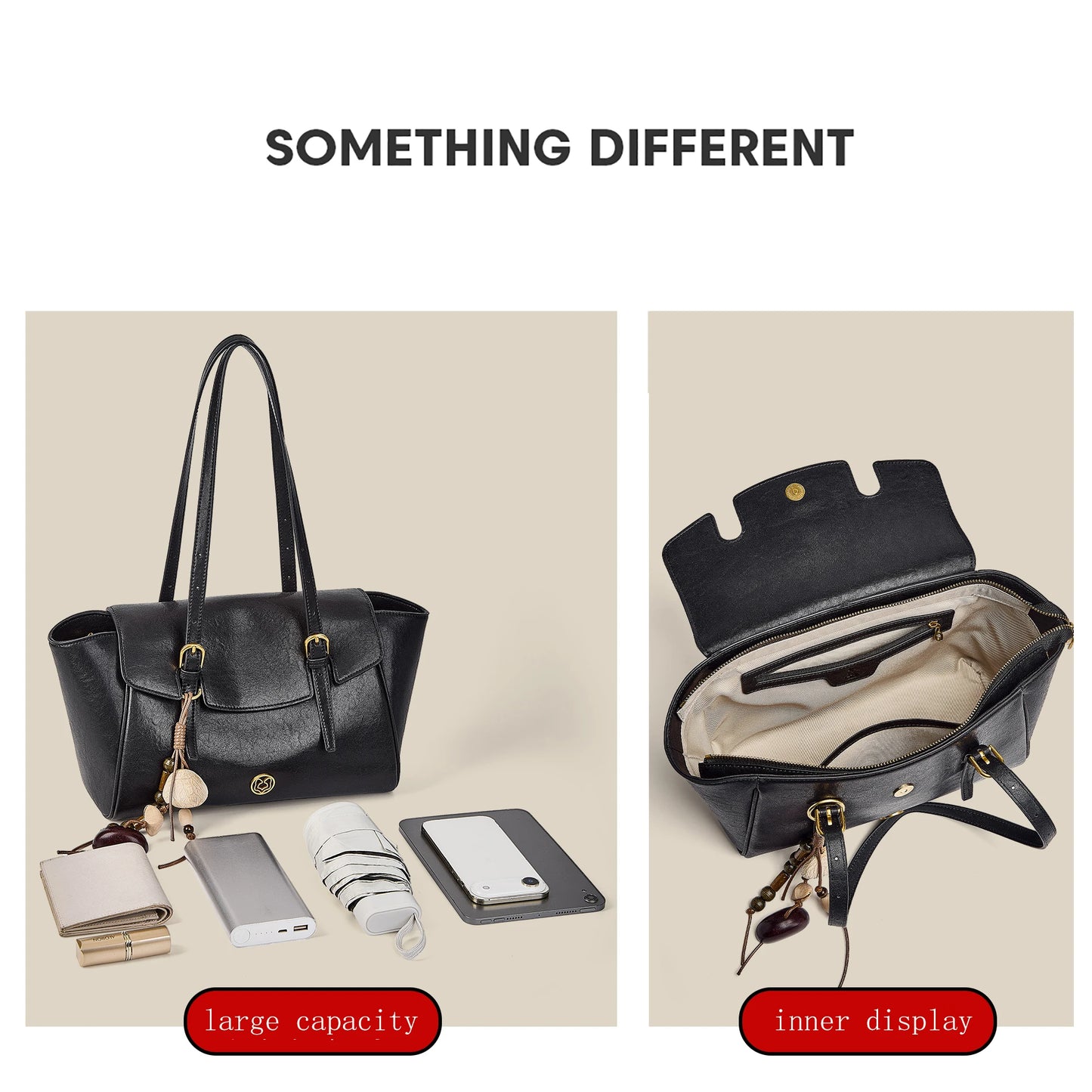 FOXER Genuine Leather Handbag