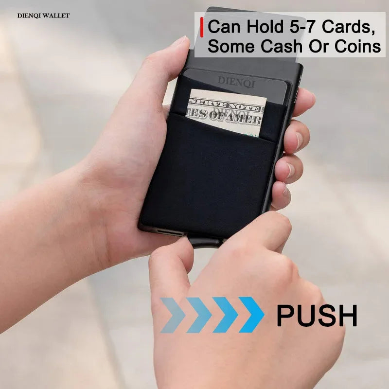 DIENQI DT-XKT Slim Aluminium Card Holder