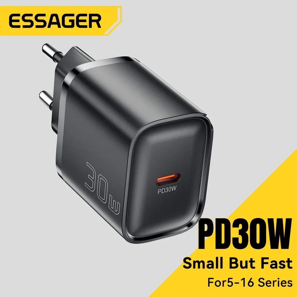 Essager Mini 30W Type C Charger - ShopHub
