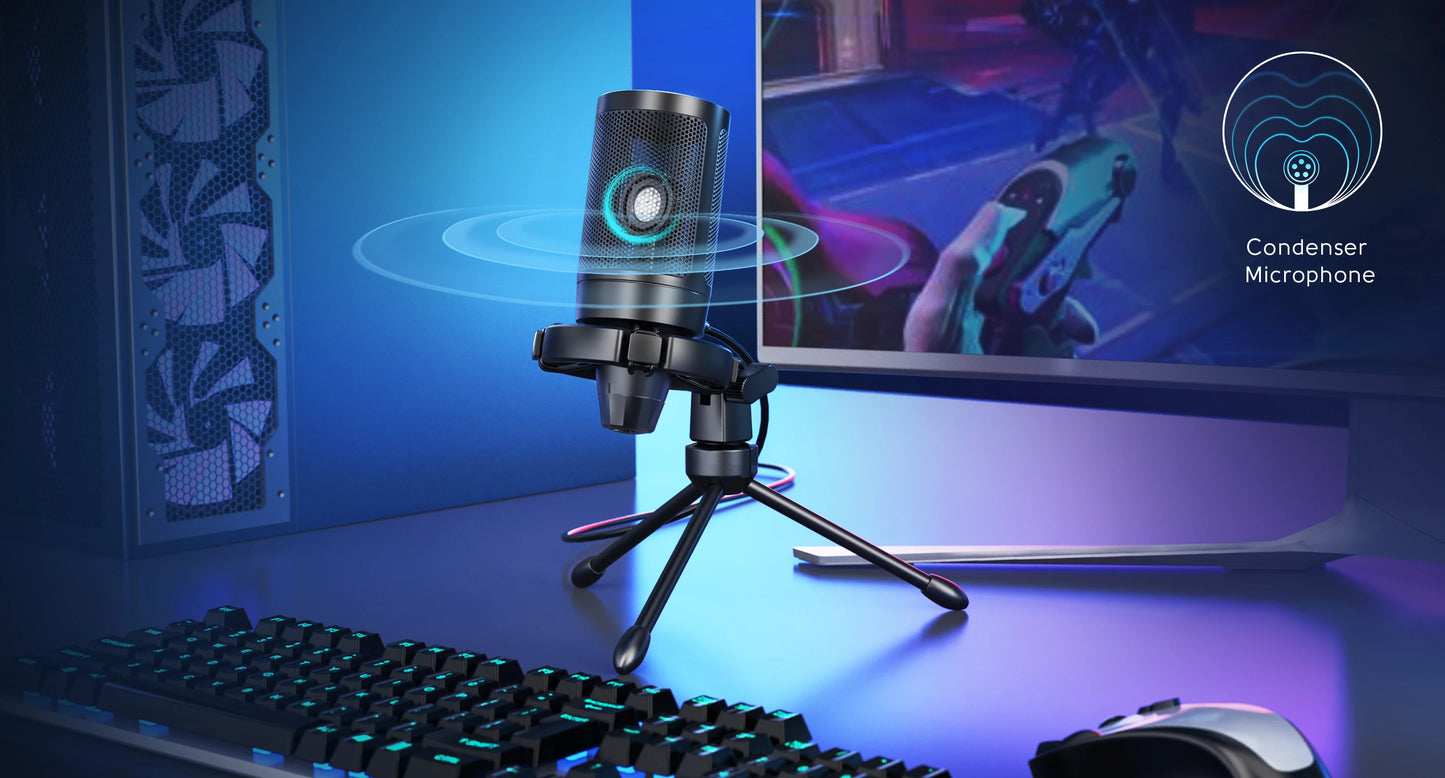 FIFINE USB Microphone for Gaming: Elevate Your Streaming Experience