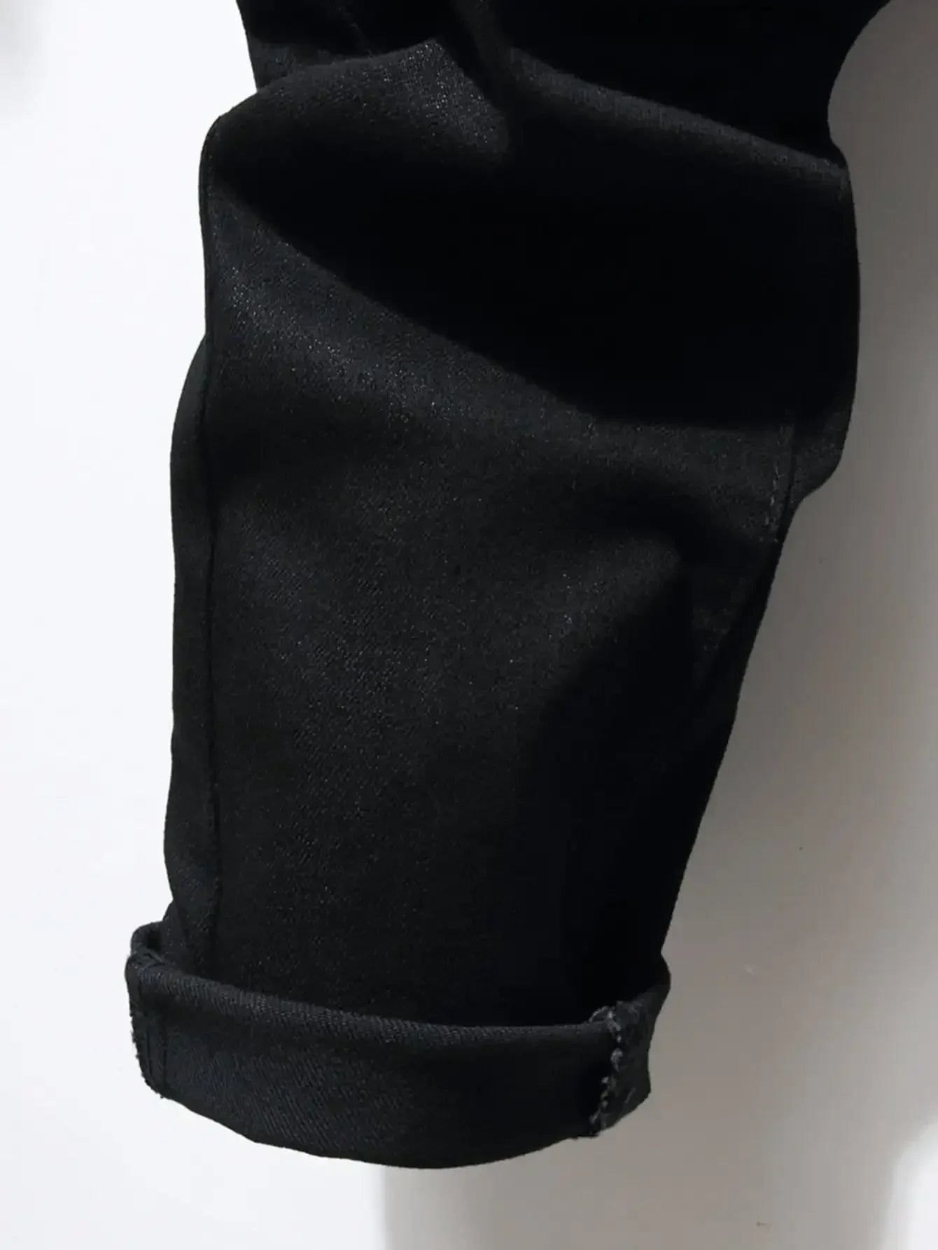 Men's Y2K Knee Ripped Skinny Jeans - ShopHub