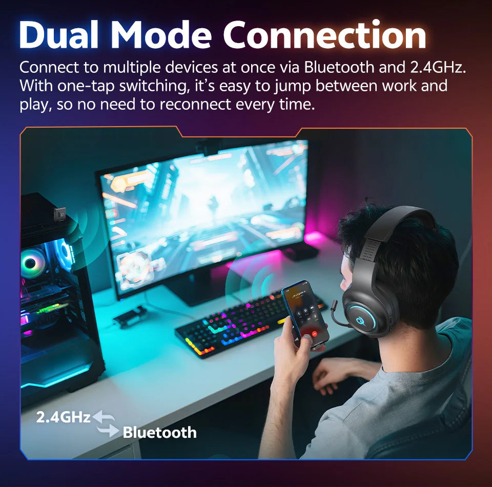 QCY Heroad V200 Gaming Headset
