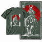 G28 Army Green Cotton Cool Dragon Graphic Men T-shirt |  Streetwear Big Size Vintage O-neck men's Tee Tshirt