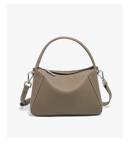 FOXER Lady's Handbag Cow Leather Shoulder Bag Small Size Crossbody Minimalist Style Bag Commute Work High Quality