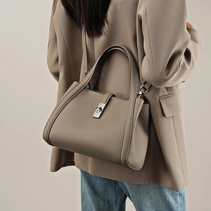FOXER Brand Genuine Leather Women's Handbag 2026 Fashion Female Bucket Bag Luxury Design Shoulder Bag Versatile Crossbody Purse