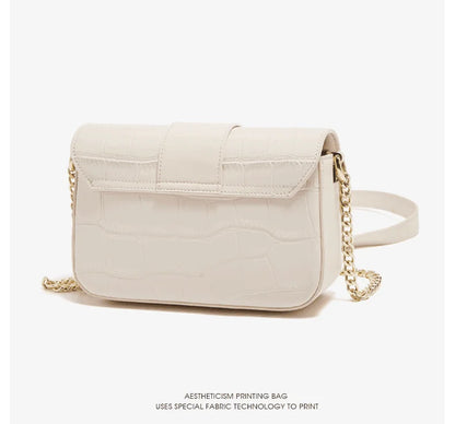 FOXER Split Leather Fashion Women Shoulder Bag Lady Crossbody Handbag Gift for Wife, Girlfriend