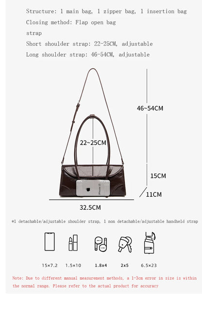 FOXER Women's Genuine Leather Shoulder Bag
