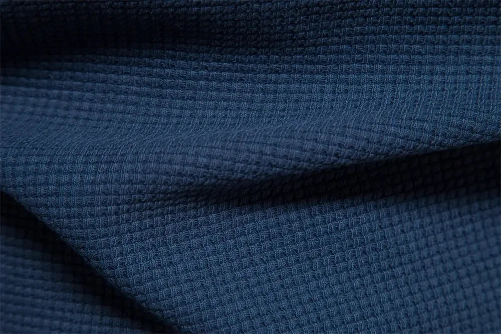 AIOPESON Waffle Cotton Shirts - ShopHub