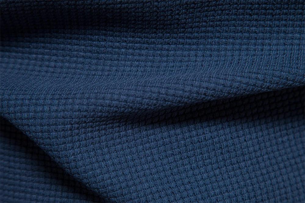 AIOPESON Men's Waffle Cotton Long Sleeve Shirts - ShopHub