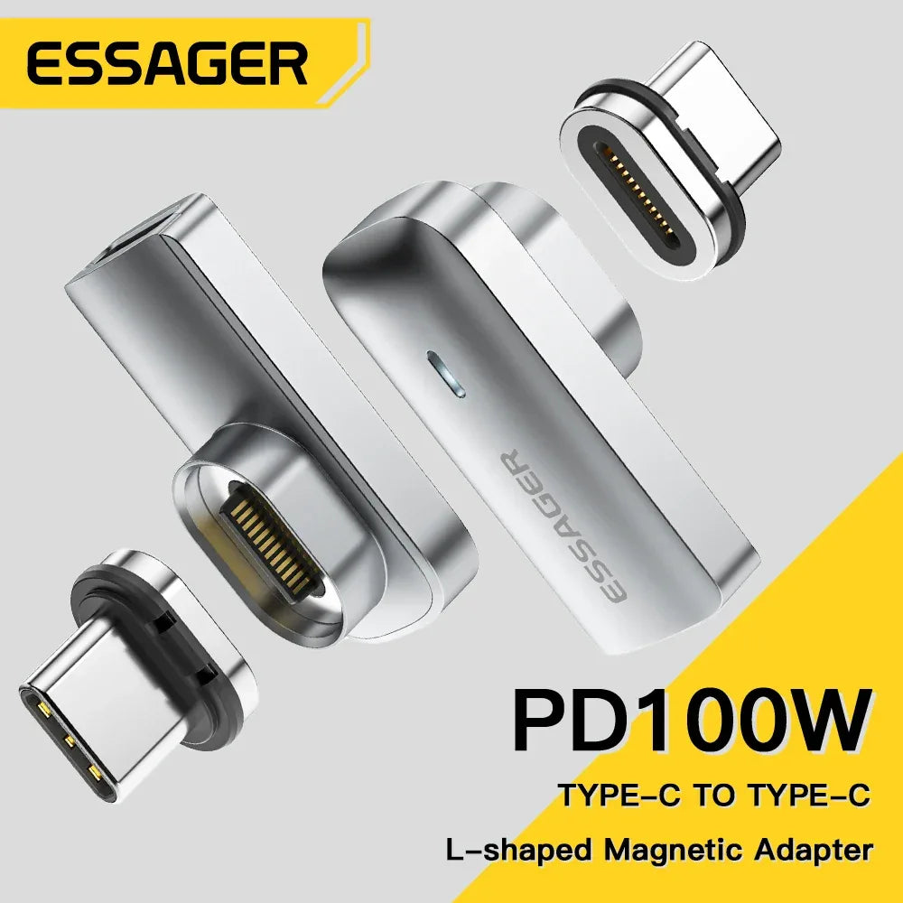 Essager PD 100W Magnetic USB C OTG Adapter - ShopHub