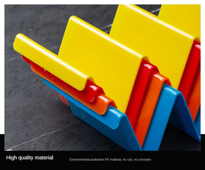 4PCS Taco Holder Rack Multicoloured Wavy Tortilla Tray