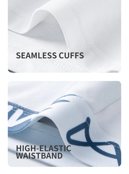 MiiOW Men's Antibacterial Underwear 3Pcs Cotton Boxers