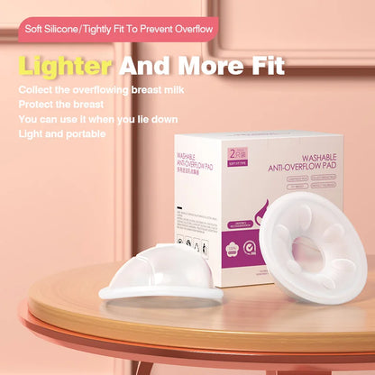Dr.Isla 2PCS Wearable Anti-Overflow Pad for Breast Feeding
