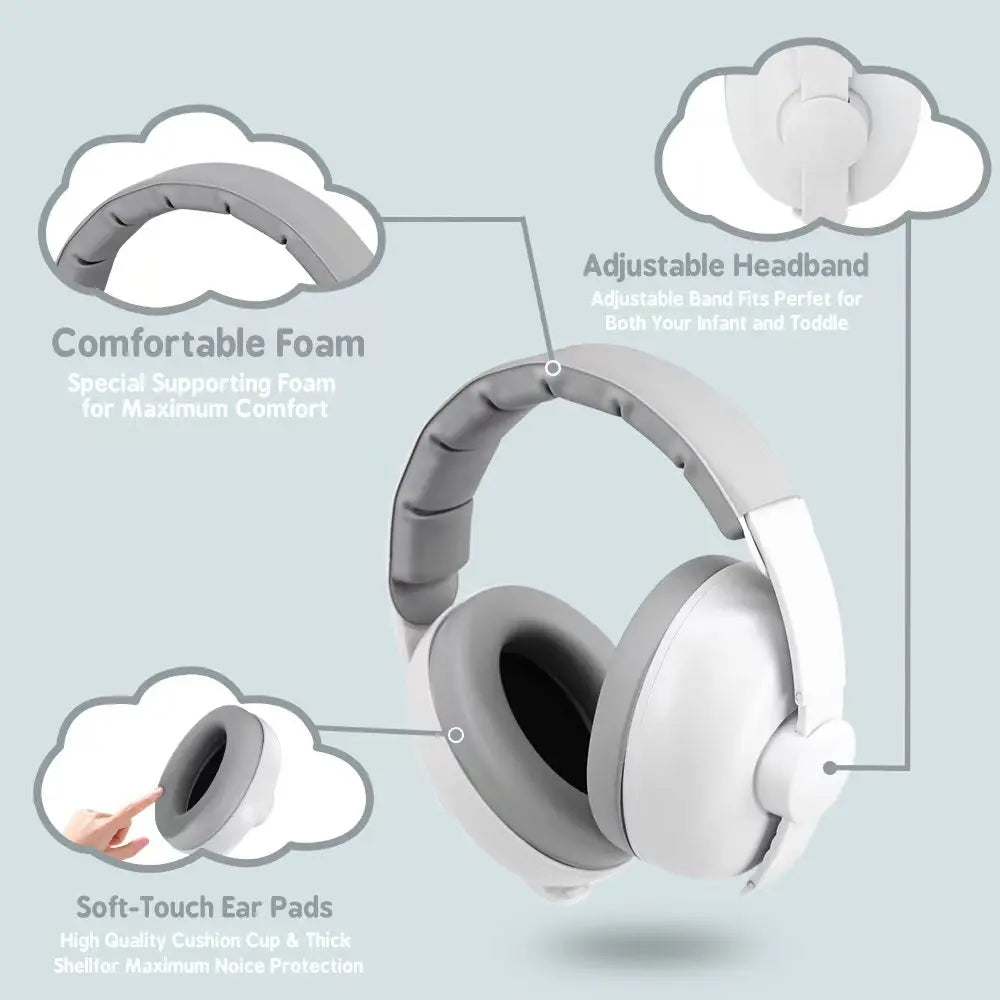 Baby Ear Protection Earmuffs (3 colours available) Habicare