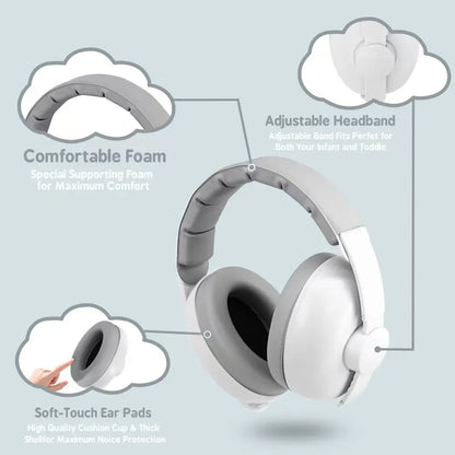 Baby Ear Protection Earmuffs (3 colours available) Habicare