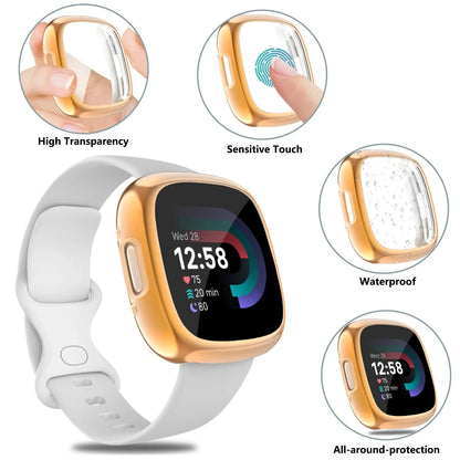 Full Cover Watch Case for the Fitbit Versa 4 Habicare