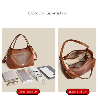FOXER Genuine Leather Shoulder Bag