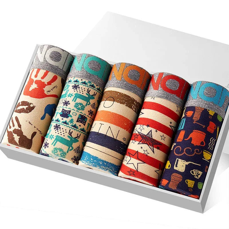 Men's 4-5 Pack Hot Cotton Boxers - ShopHub