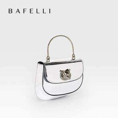 BAFELLI 2026 NEW WOMEN'S HANDBAG CAT EVENING PURSE LUXURY BRAND DESIGNER STYLE FASHION CASUAL CROSSBODAY LEATHER STYLISH
