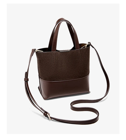 FOXER PU Leather Women's Handbag 2026 Stylish Retro Tote Bag Large Capacity Shoulder Bag for Daily Commute