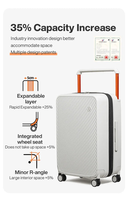 Mixi Expandable Carry-On Suitcase 20" - 24"
