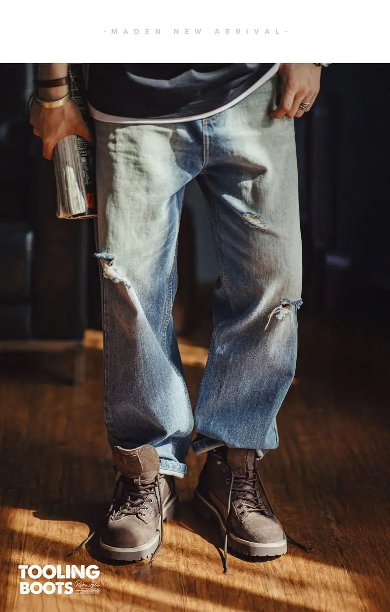 Maden Splice Suede Work Boots