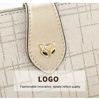 FOXER Split Leather Women's Long Clutch Wallet
