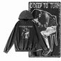 After Dark Acid-Washed Black Graphic Hoodie