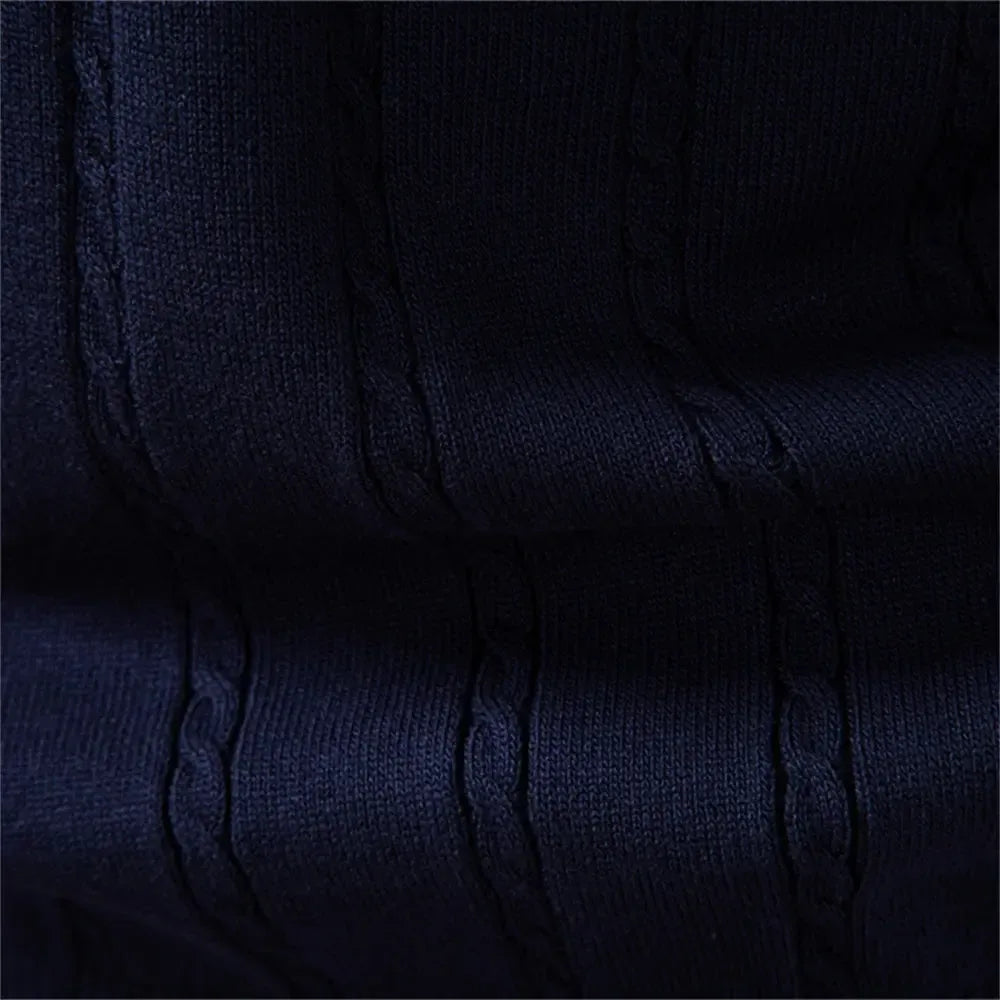 Aiopeson Men's Solid Colour V Neck Knitted Vests - ShopHub