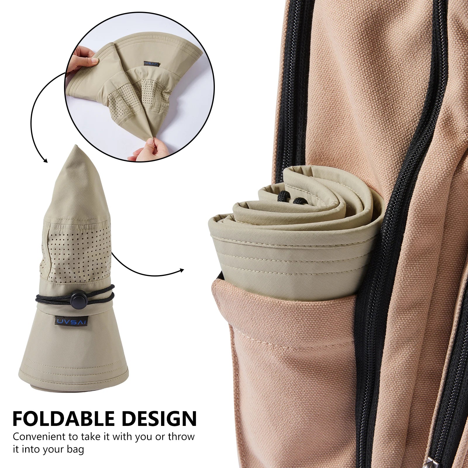 BASSDASH UPF 50+ Bucket Sun Hat