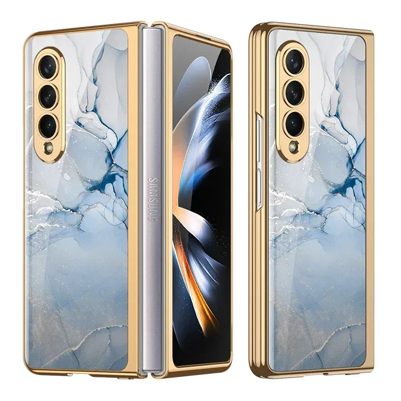 GKK Luxury Plating Frame Case for Galaxy Z Fold 3,4 & 5 - ShopHub