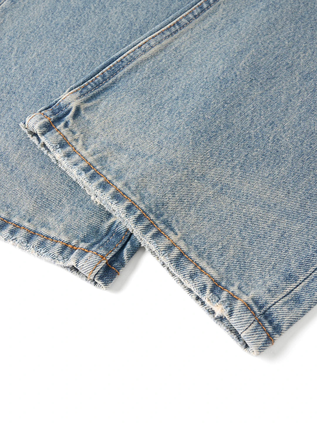 SIMWOOD High Standard 2026 Summer New Loose Relax 14oz Fabric Hole Ripped Jeans Men Vintage Streetwear Fashion Denim Pants