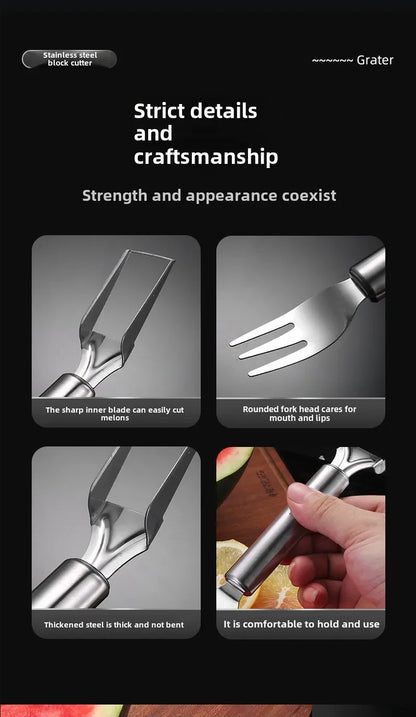 Stainless Steel Watermelon Cutter Tool for Effortless Slicing