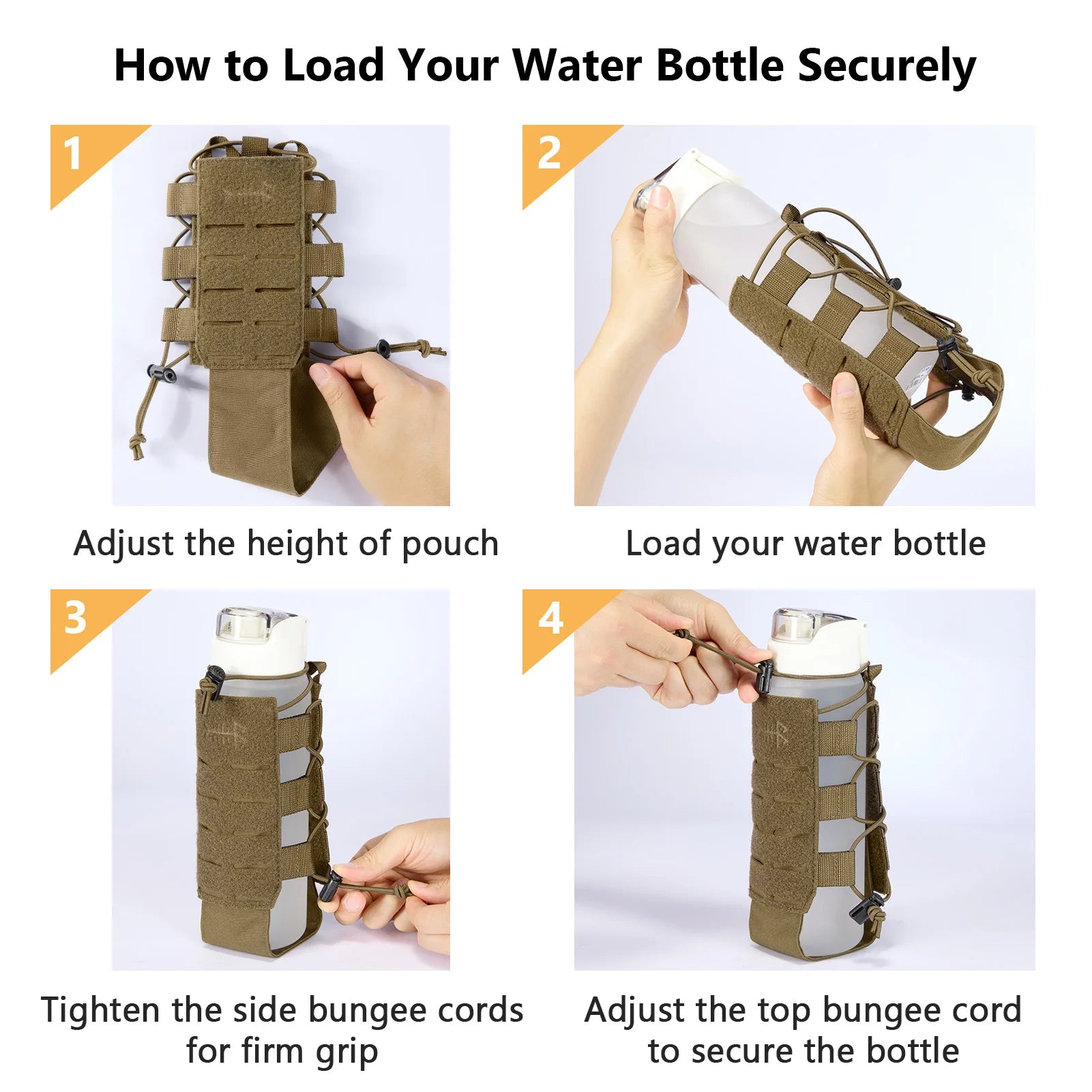 BASSDASH Water Bottle Holder Pouch ShopHub