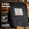 Maden Vintage 13.5oz Heavyweight Coloured Selvedge Raw Denim Jeans