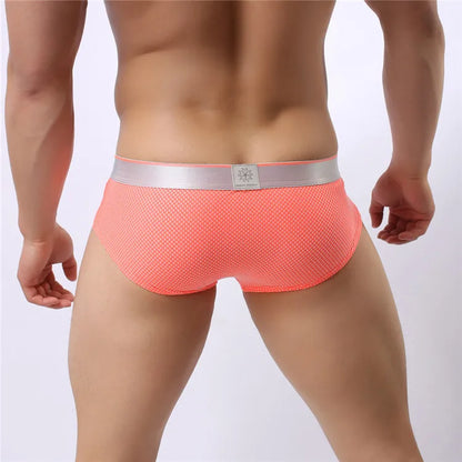 BRAVE PERSON Mens Low-Rise Boxer Briefs Sexy Fashion Underwear