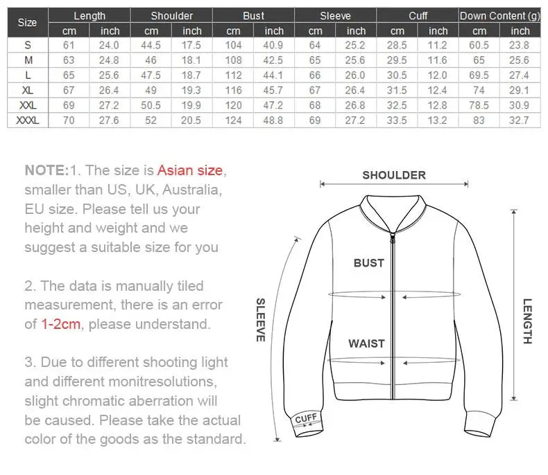 Maden Winter Men's Hooded Down Jacket