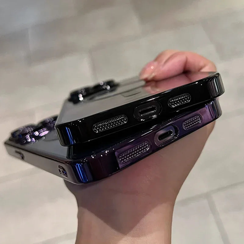 QIXTWO Luxury Magnetic Plating Clear Case - ShopHub