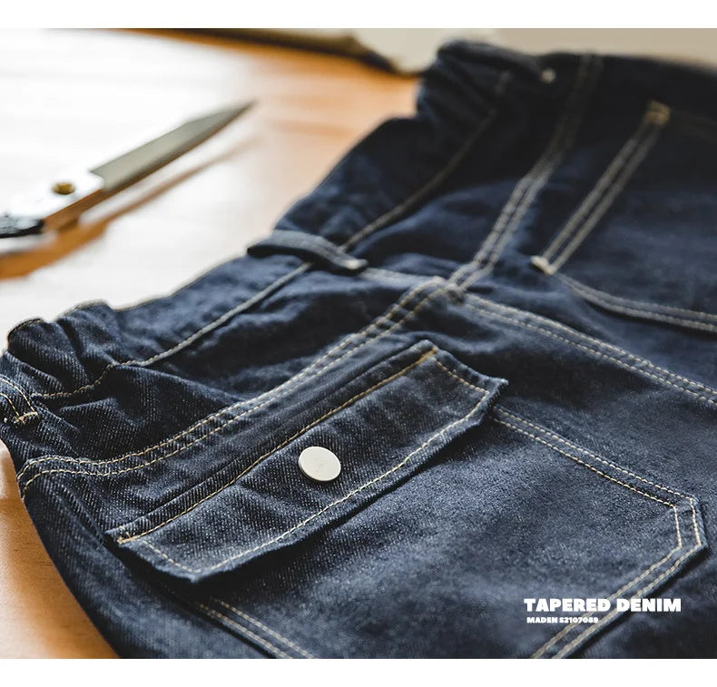 Maden Retro Denim Wash Baggy Men's Jeans