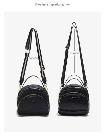 FOXER Brand Genuine Leather Top-handle Bag Women's Shoulder Bag 2026 New Chic Female Shell Bag Luxury Brand Crossbody Purse