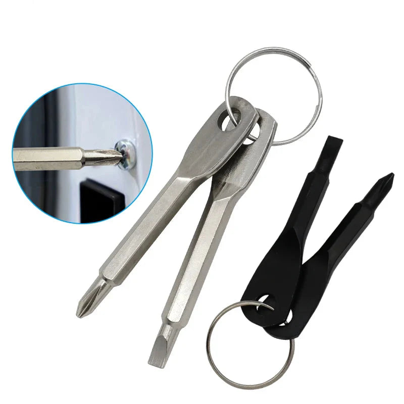 Mini Keychain Screwdriver Tool – Phillips & Slotted (2 colours available) Habicare