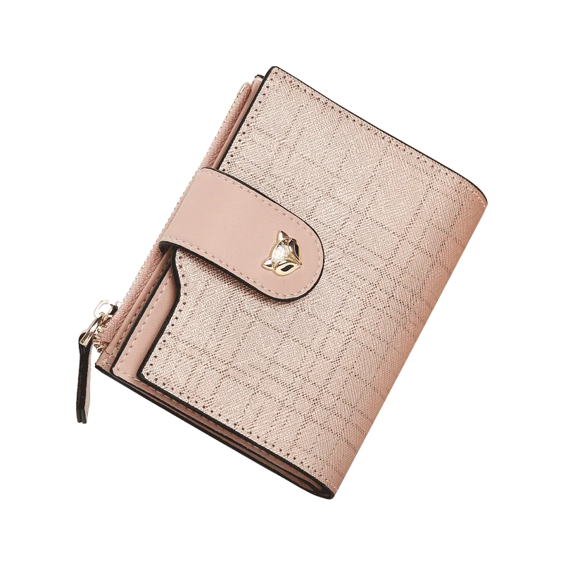 FOXER Cowhide Leather Women's Short Wallet