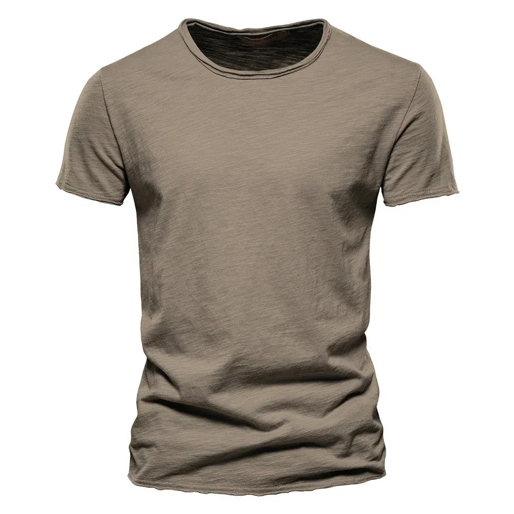 AIOPESON 100% Cotton Casual Soft Fitness T-Shirts - ShopHub