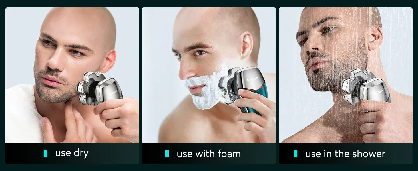 KENSEN S18 5 in 1 Electric Head Shaver - ShopHub