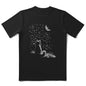 COOLMIND 100% Cotton Cool Mens Tee Shirt Casual Cool Cat Print Men Tshirt Loose Summer Short Sleeve Men T Shirt o-neck t-shirt