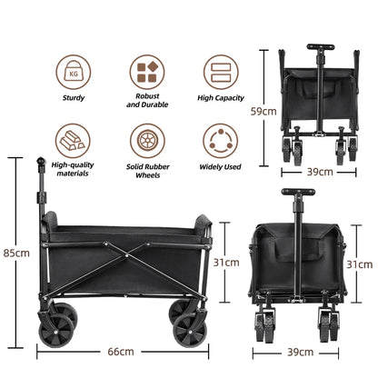 Foldable Portable Camping & Utility Cart – Heavy Duty Habicare