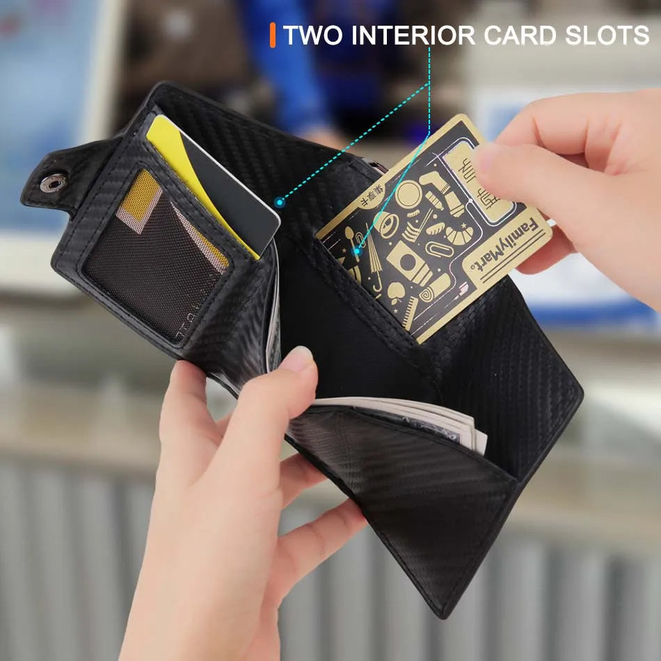 RFID-Protected Carbon Fiber Card Holder