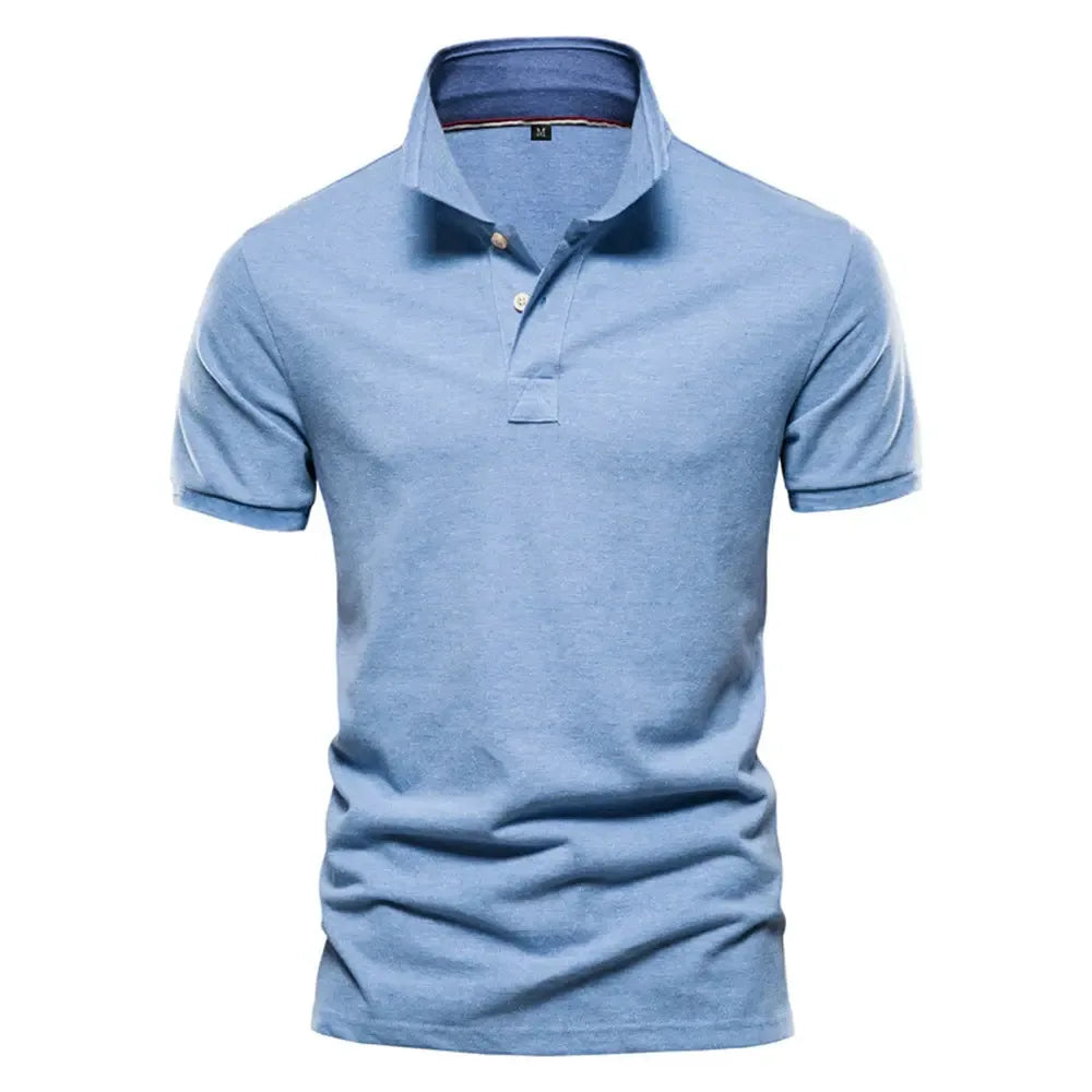 AIOPESON Men's Cotton Polos - ShopHub